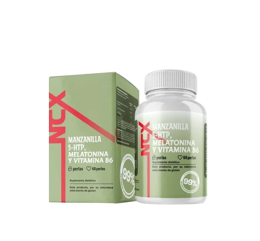 Suplemento de Manzanilla, Melatonina y Vitamina B6