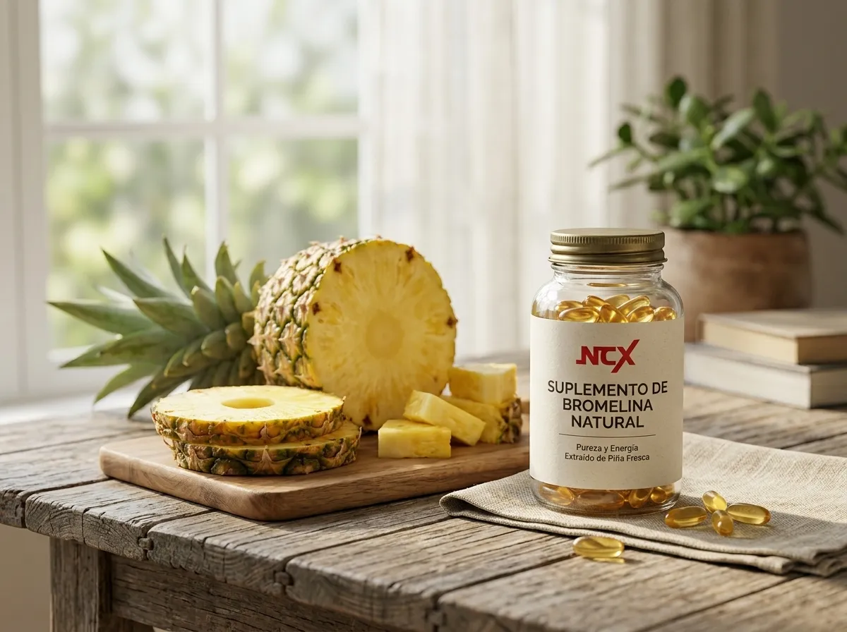 Bromelina 1 Suplementos de bromelina para la salud integral y digestión